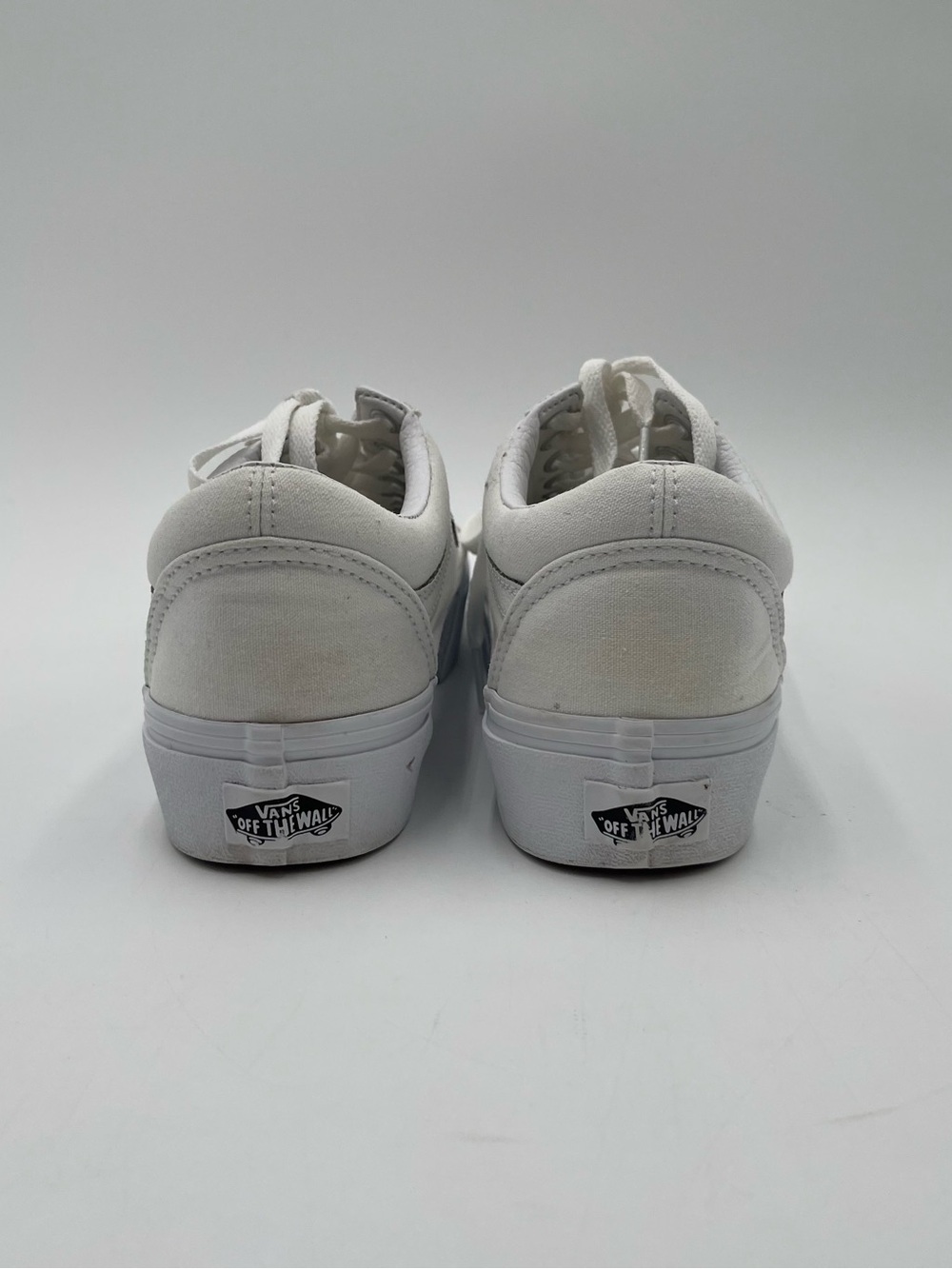VANS Old Skool Platform White Shoes Women’s Size 7 Unisex Skate Sneakers Casual - Picture 3 of 13